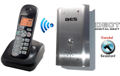 Set Interfon Wireless Fara Fir cu Unda Radio AES 602-A DECT