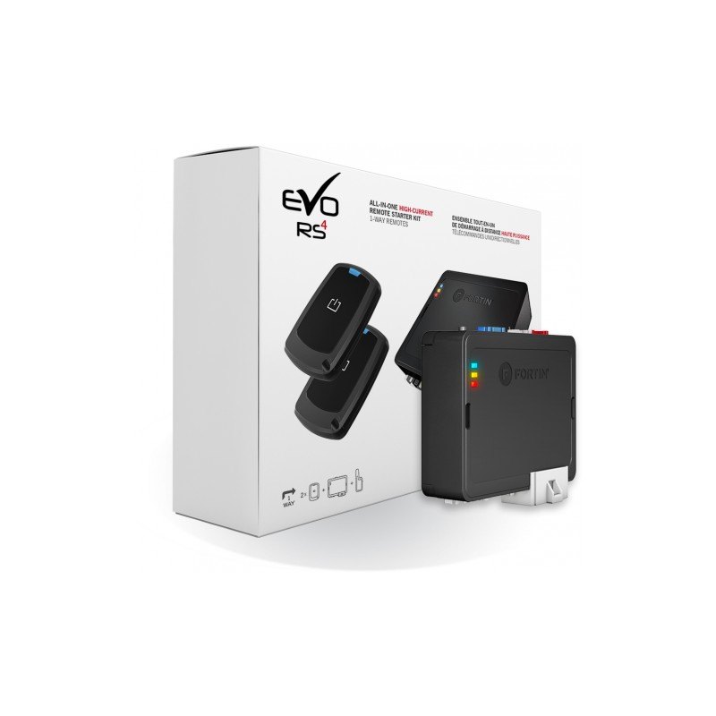 Alarma Auto FORTIN EVO-ONE-411 cu Pornire Motor din Cheia Masinii si Telecomenzi 1way/433MHz