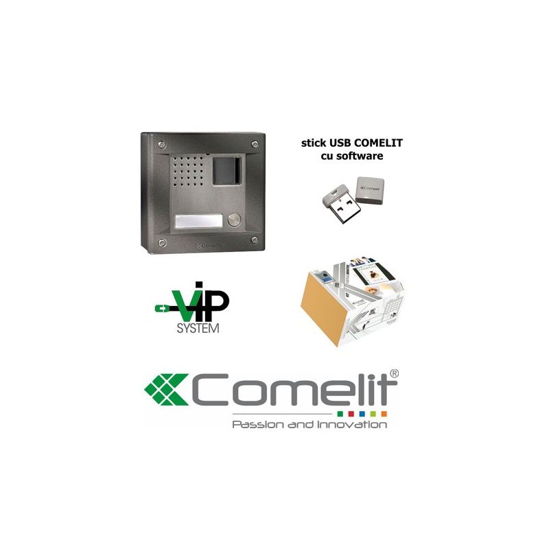 Videointerfon IP Wireless Fara Fir COMELIT VIP-S 8504