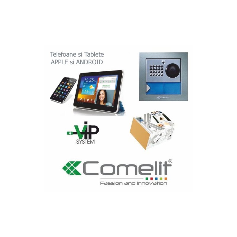 Videointerfon IP Wireless Fara Fir COMELIT VIP-T 8513IM MOBILE