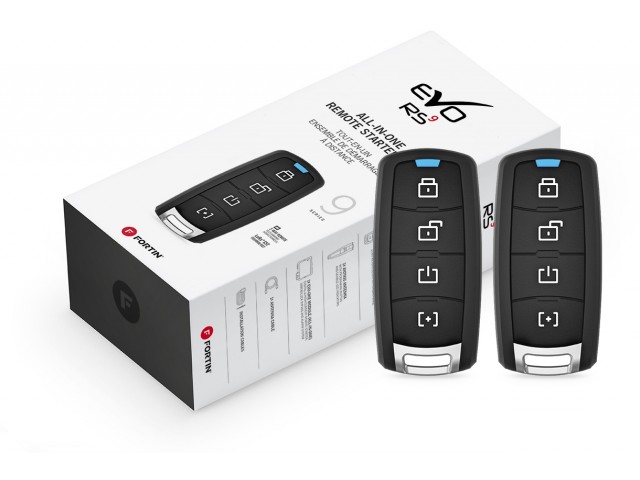 Alarma Auto FORTIN EVO-ONE-411 cu Pornire Motor din Cheia Masinii si Telecomenzi 1way/433MHz